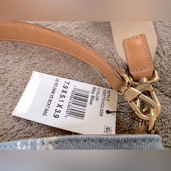 NEW🔥LONGCHAMP XS Le Roseau Denim Bucket Bag🔥 - Picture 13 of 13